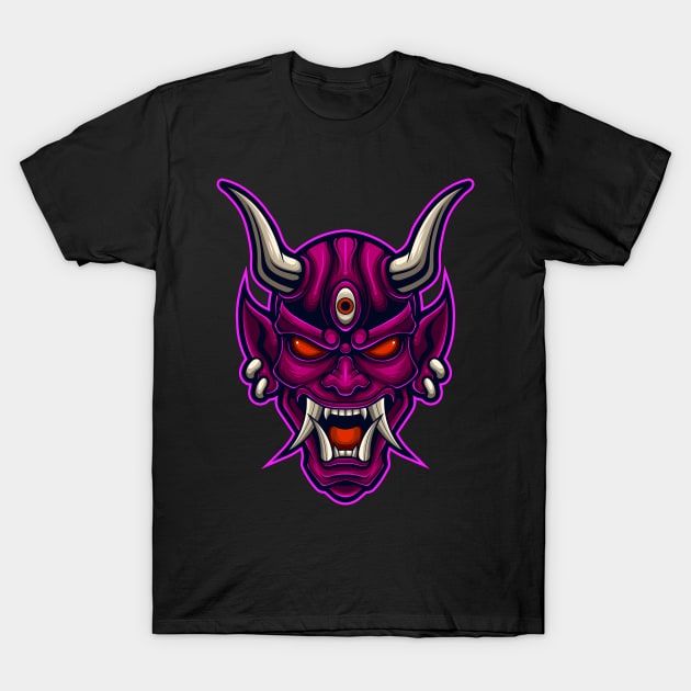 Devil Mask Esport 1.5 T-Shirt by Harrisaputra